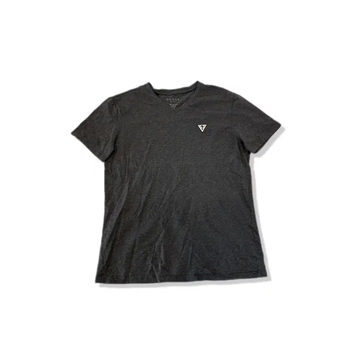 [BUNJANG] Guess V-Neck T-Shirt (Gray, Size 95) / guess v-neck t shirt 95