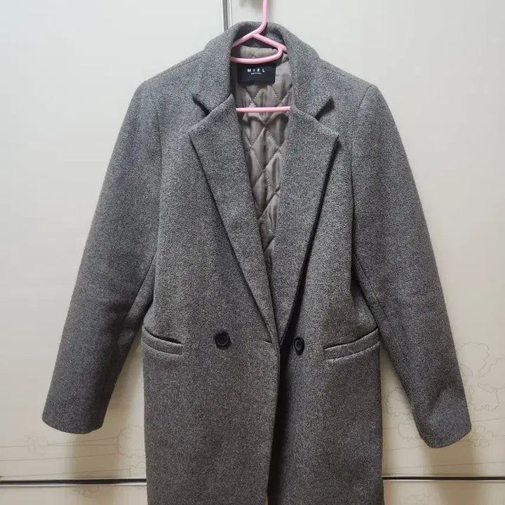 [BUNJANG] Charcoal Quilted Coat / 차콜누빔코트