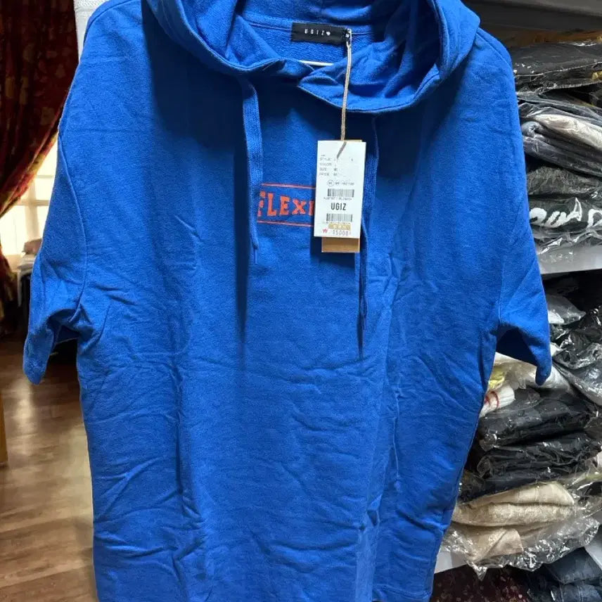 [BUNJANG] UGIZ Blue Hoodie Size 90 / UGIZ 파란색 후드티 90사이즈