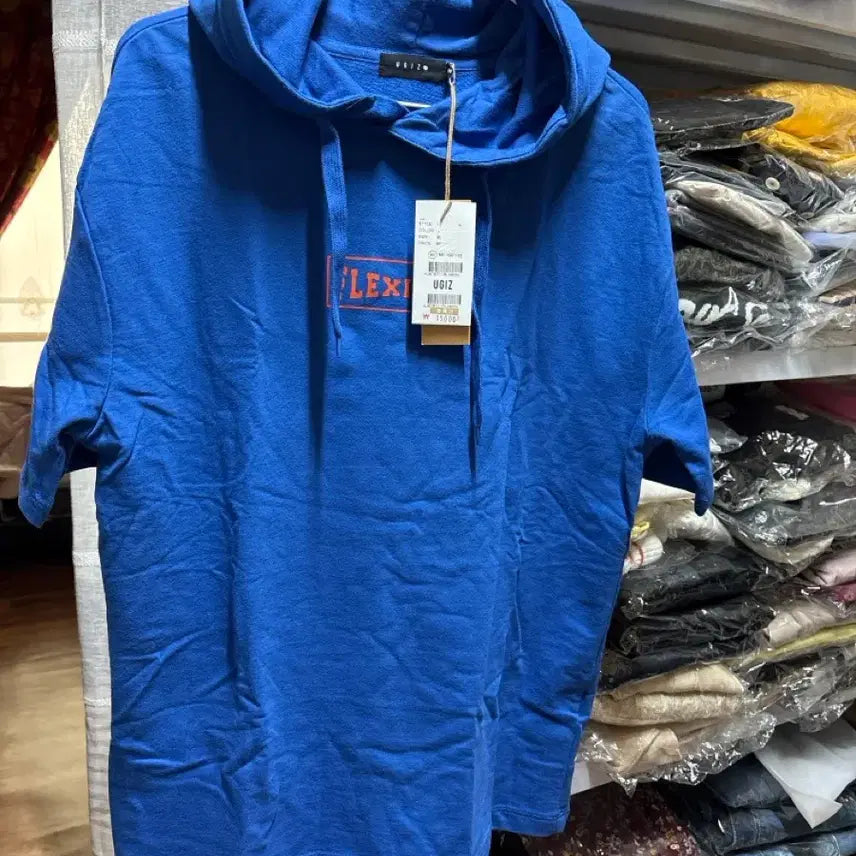 [BUNJANG] UGIZ Blue Hoodie Size 90 / UGIZ 파란색 후드티 90사이즈
