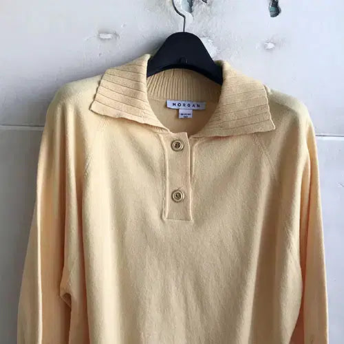 [BUNJANG] Morgan Orange Collar Premium T-Shirt / 모르간 정품/2022-66/새거수준