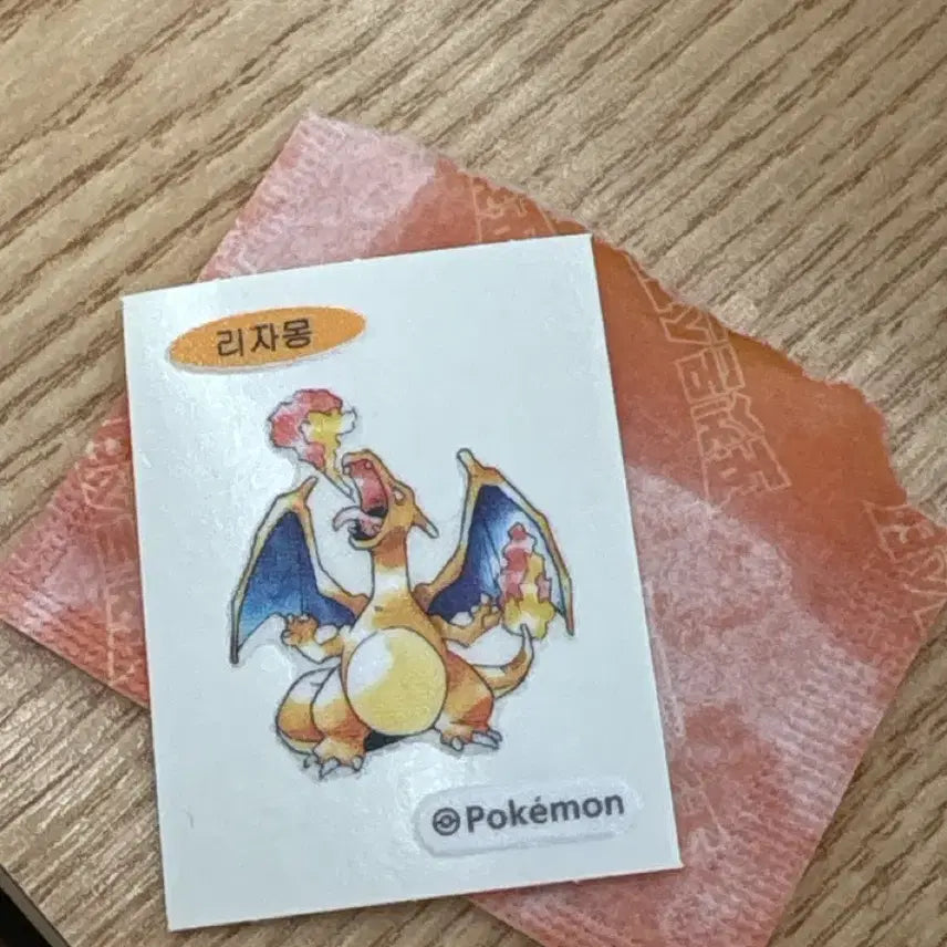 [BUNJANG] Pokemon 30th Anniversary Charizard Sticker / 포켓몬 30주년 리자몽 띠부실