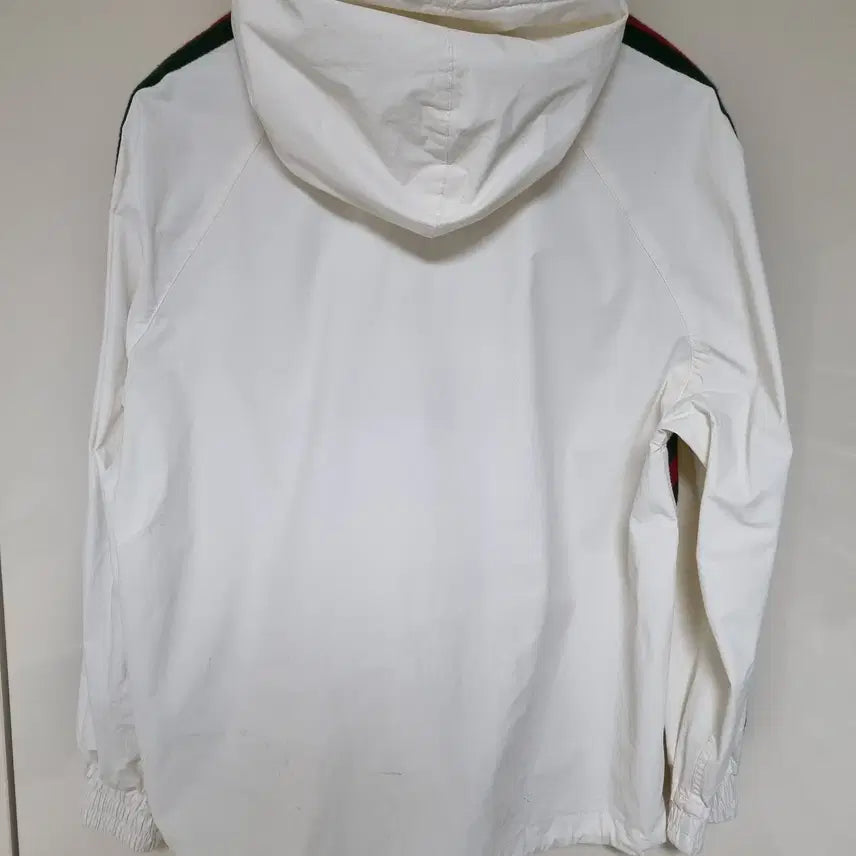 [BUNJANG] Gucci Nylon Anorak Half-Zip Hooded Jacket - Size 48 / 백화점판 구찌 트레이닝 나일론 아노락 반집업 후드 자켓 48사이즈