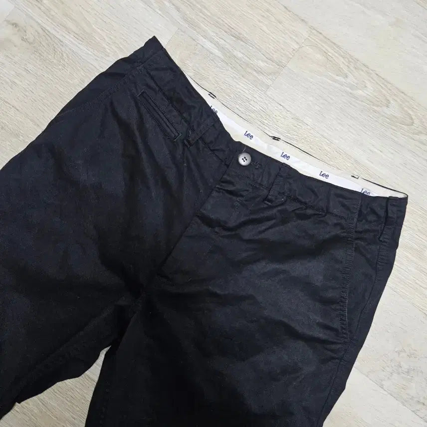 [BUNJANG] Lee Black Cotton Pants / Lee 검정색 면바지