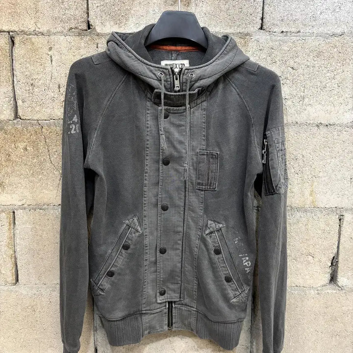 [BUNJANG] Avirex Sweat Hoodie Jacket / 아비렉스 스웻 후디 자켓