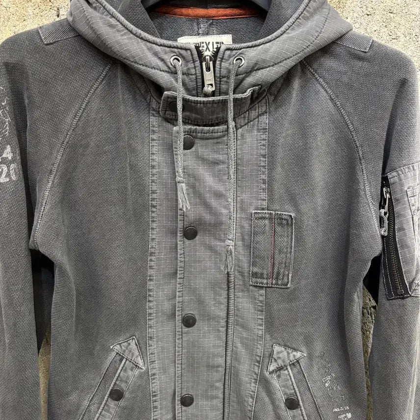 [BUNJANG] Avirex Sweat Hoodie Jacket / 아비렉스 스웻 후디 자켓