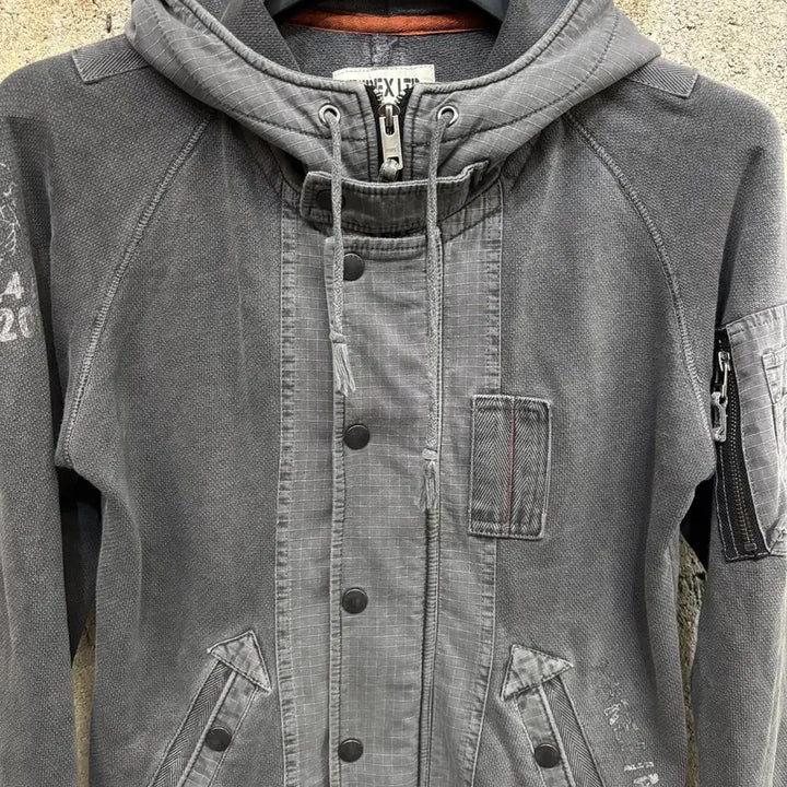 [BUNJANG] Avirex Sweat Hoodie Jacket / 아비렉스 스웻 후디 자켓