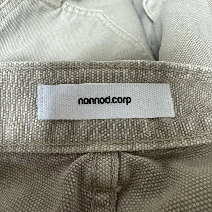 [BUNJANG] Nonnode Double Knee Cover Pants Beige / 1)논노드 더블니 커버 팬츠 베이지