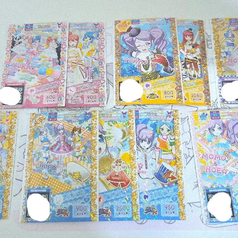 [BUNJANG] PriPara Idol Time PriTicket - Individual Cards / 프리파라 아이돌타임 | SNR. PPR. SSR 낱장 프리티켓 |프리티켓