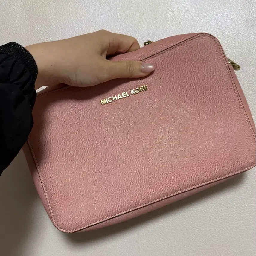 [BUNJANG] Michael Kors Pink Crossbody Bag / 마이클코어스 핑크색 가방