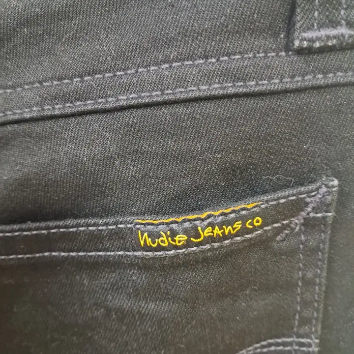 [BUNJANG] Nudie Jeans Tight Terry Deep Black &amp; Dark Beach Jeans (30x32) / 누디진 타이트 테리 딥 블랙, 다크비치 30x32 판매