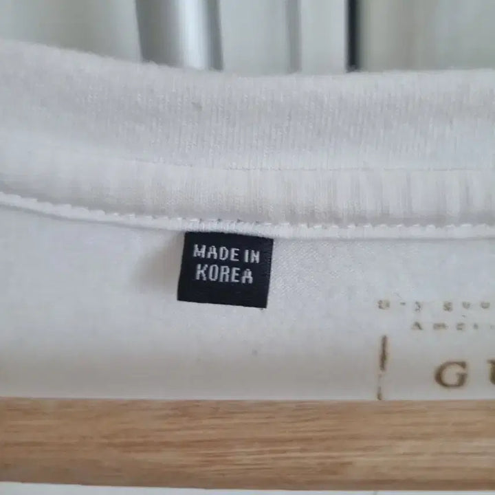 [BUNJANG] Guess Long Sleeve T-Shirt White / 게스 긴팔 티셔츠 화이트