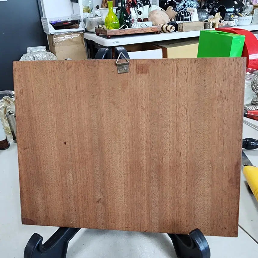 [BUNJANG] Wooden Marquetry Frame 22cm x 17cm / 나무상감 액자22cmX17cm