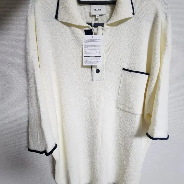 [BUNJANG] LeAv Mongpaje Tery Short Sleeve Knit M / 르아브 몽파지에 태리 반팔 니트 M