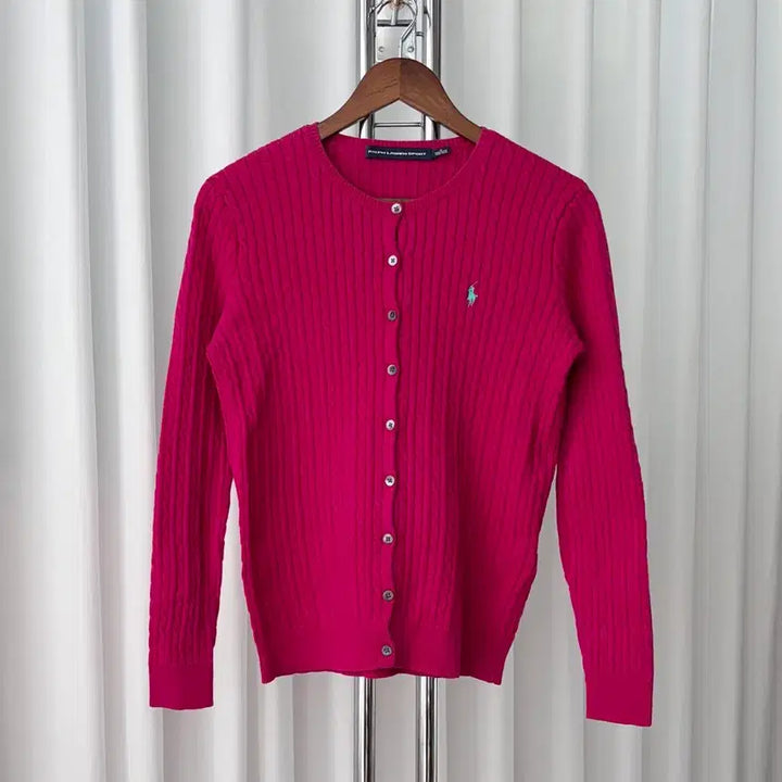 [BUNJANG] Polo Ralph Lauren Cable Knit Cardigan (M) / [M]폴로 랄프로렌 케이블 니트 가디건