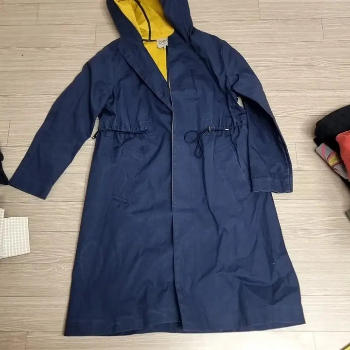 [BUNJANG] SEA New York Navy Hooded Long Coat (Women&