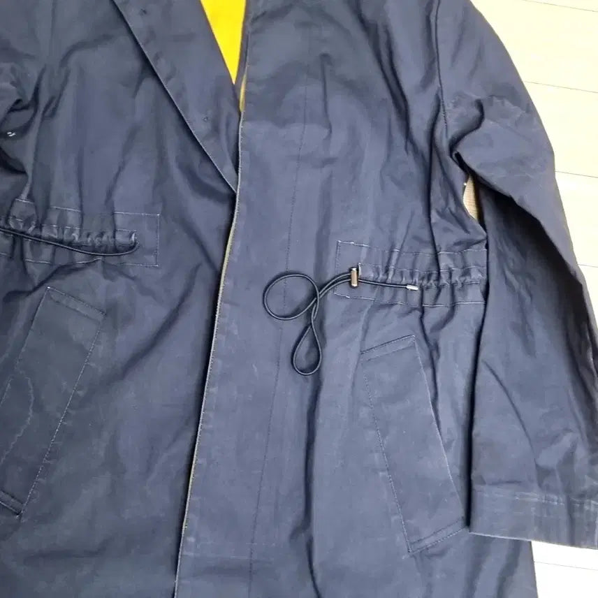 [BUNJANG] SEA New York Navy Hooded Long Coat (Women&