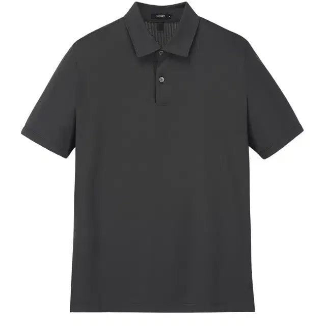 [BUNJANG] Allegri Kara Half-Sleeve T-Shirt Dark Grey S (95) New / 알레그리 카라 반팔티 다크그레이 S(95) 새제품