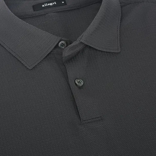 [BUNJANG] Allegri Kara Half-Sleeve T-Shirt Dark Grey S (95) New / 알레그리 카라 반팔티 다크그레이 S(95) 새제품