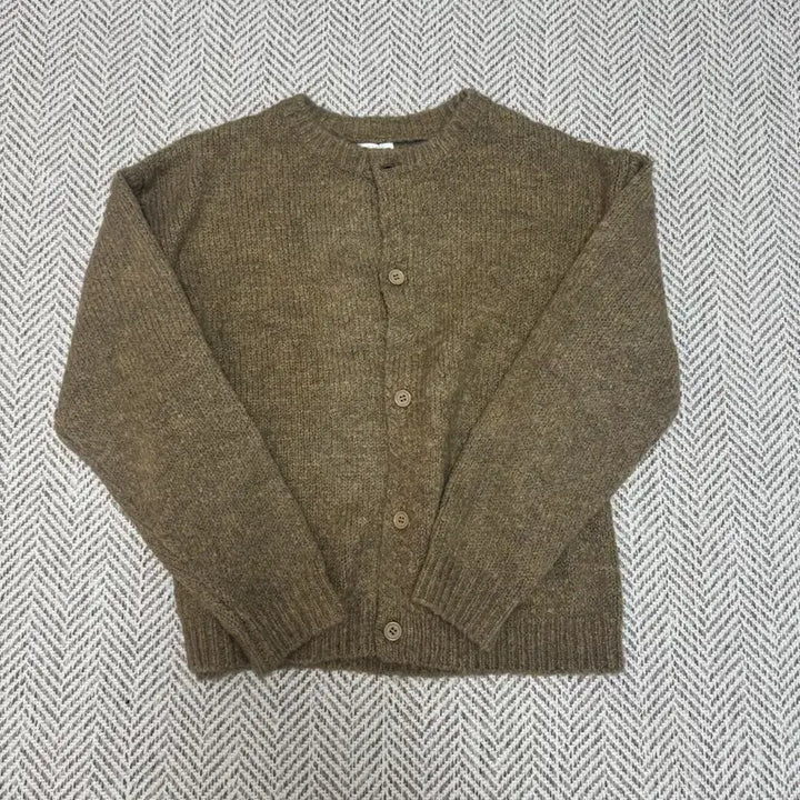 [BUNJANG] Brown Knit Cardigan / 니트 가디건
