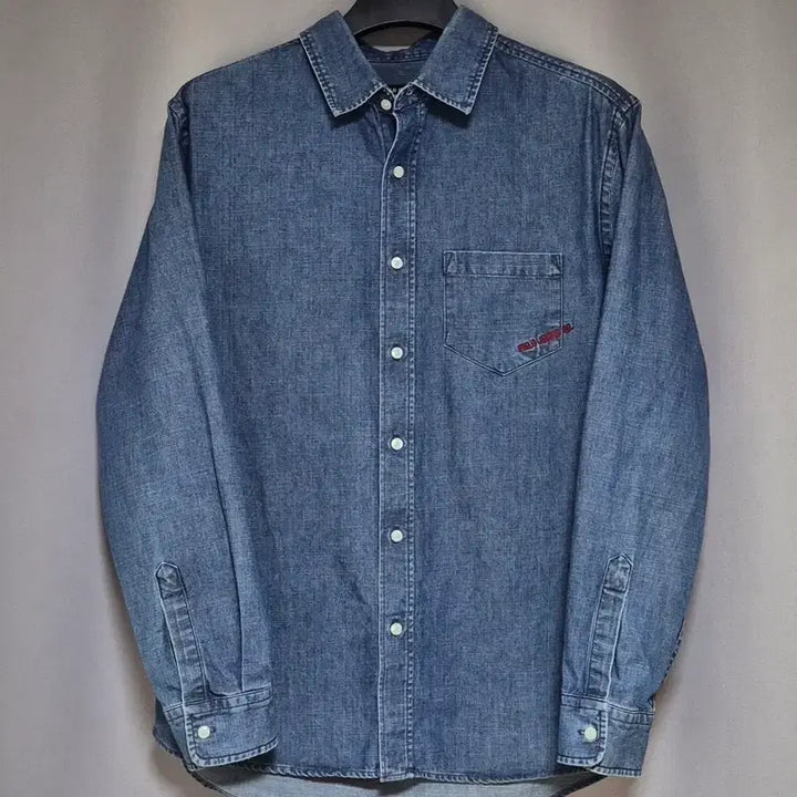 [BUNJANG] Polo Jeans Ralph Lauren Hard Stonewash Denim Shirt / 폴로 진스 랄프로렌 하드스톤워시 데님셔츠 L