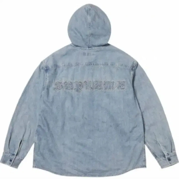 [BUNJANG] Supreme Hooded Denim Shirt / 슈프림 후드 데님