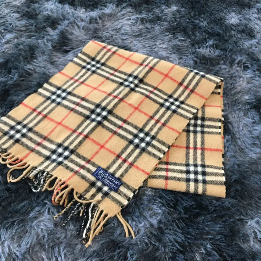 [BUNJANG] Burberry Lambswool Nova Check Pattern Muffler / 투티/A0 BURBERRY LAMBS WOOL 머플러 노바 체크 패턴