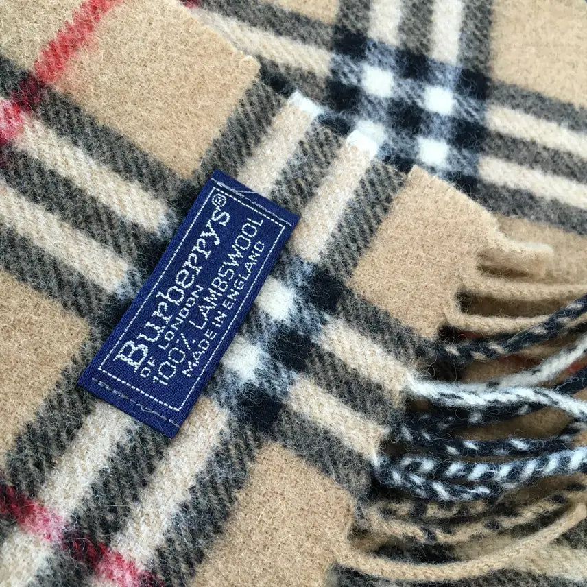 [BUNJANG] Burberry Lambswool Nova Check Pattern Muffler / 투티/A0 BURBERRY LAMBS WOOL 머플러 노바 체크 패턴