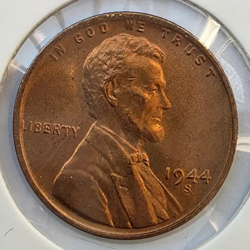 [BUNJANG] 1944-S Lincoln Cent Penny (Uncirculated, San Francisco Mint) / 링컨 1센트 1944_S년도 미사용 샌프란시스코 페니