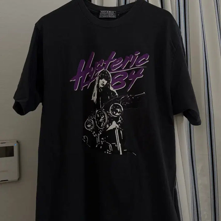 [BUNJANG] Hysteric Glamour 84 Motorcycle Graphic T-Shirt L / 히스테릭 글래머(Hysteric Glamour) 그래픽 티셔츠 L