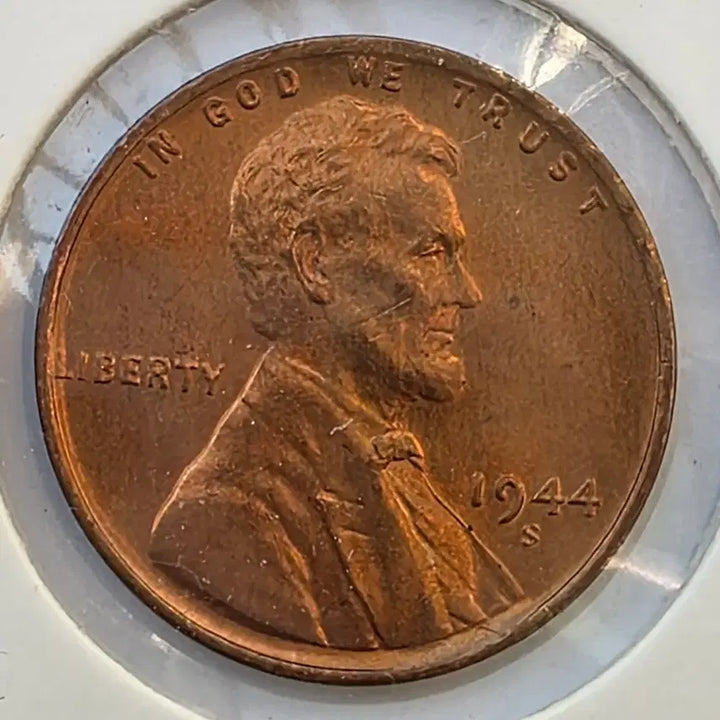 [BUNJANG] 1944-S Lincoln Cent Uncirculated San Francisco Mint Penny / 링컨 1센트 1944_S년도 미사용 샌프란시스코 페니