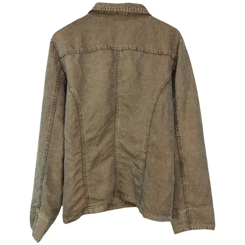 [BUNJANG] Japanese Vintage Wrinkled Cotton Jacket (Women&
