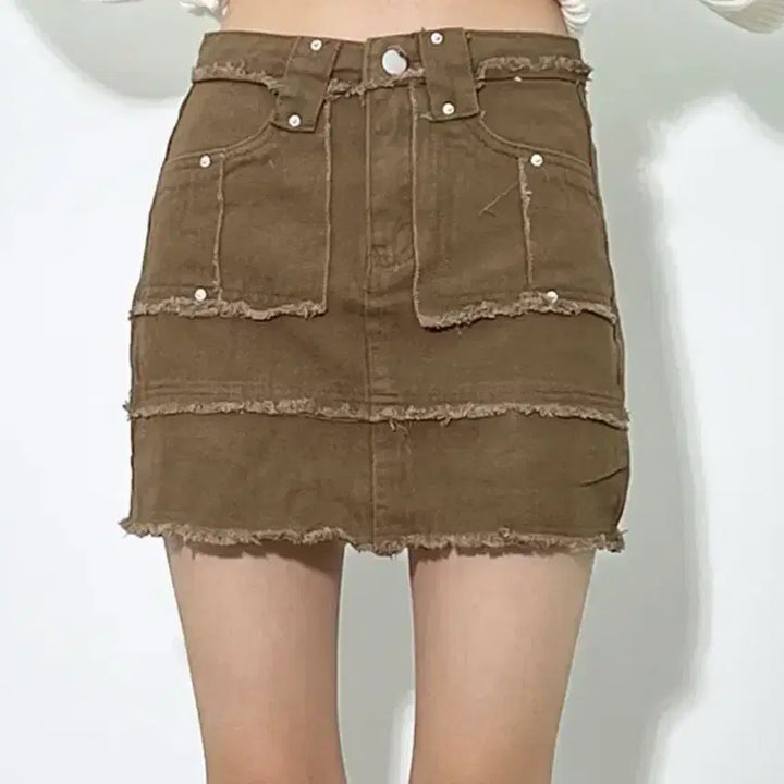 [BUNJANG] Vintage Mini Skirt / 빈티지 미니스커트