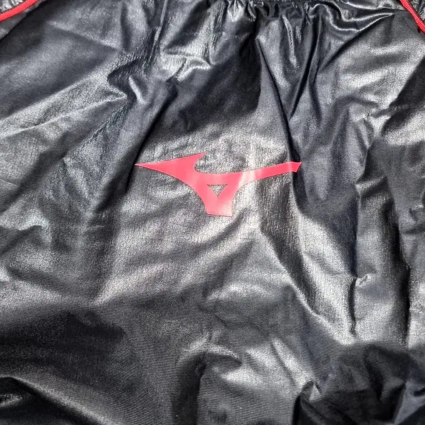 [BUNJANG] Mizuno Black Windbreaker Top (100) / 미즈노 블랙 바람막이 상의(100)