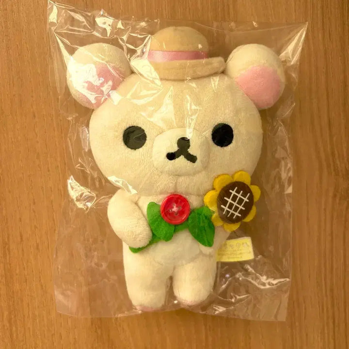 [BUNJANG] Rilakkuma Korilakkuma Sunflower Classic Plush / 코리락쿠마 해바라기 고전 인형