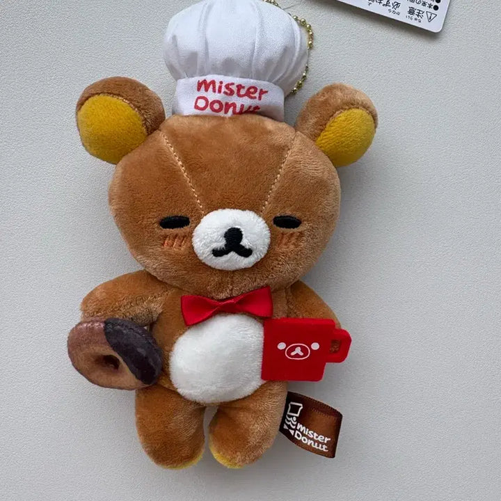 [BUNJANG] Rilakkuma Mister Donut Collaboration Mascot Keyring New / 리락쿠마 미스터도넛 콜라보 마스코트 키링 새상품