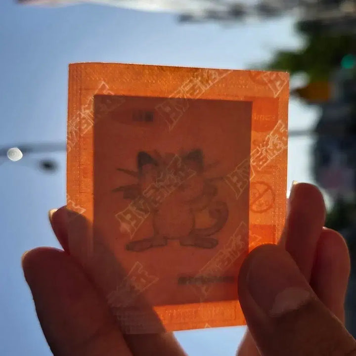 [BUNJANG] Pokemon Meowth 30th Anniversary Sticker / 포켓몬스터 나옹 30주년 띠부씰