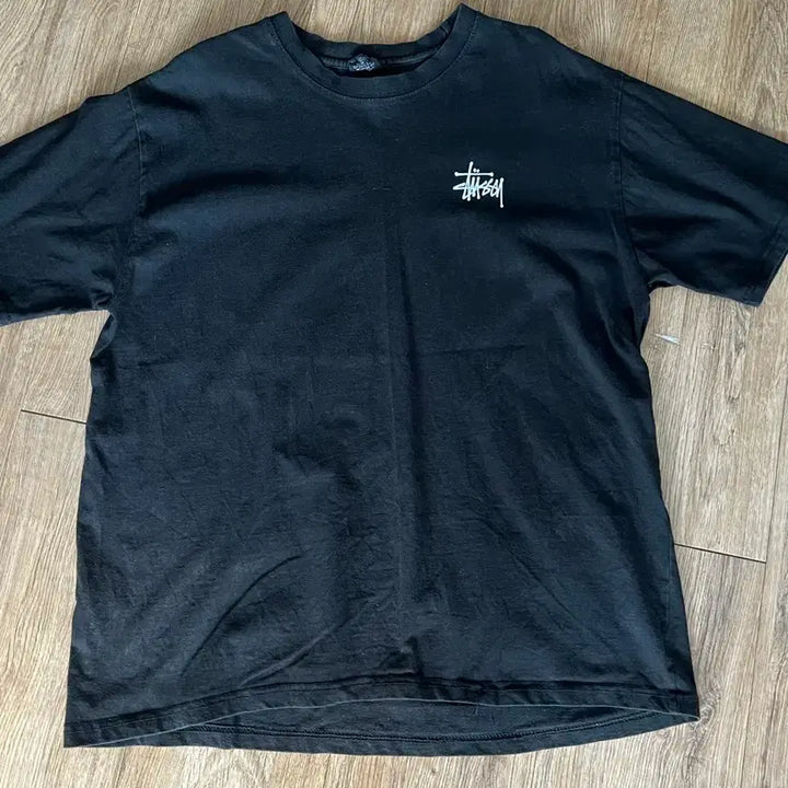 [BUNJANG] Stussy Black Short Sleeve T-Shirt XL / 스투시 반팔(검은색, XL)