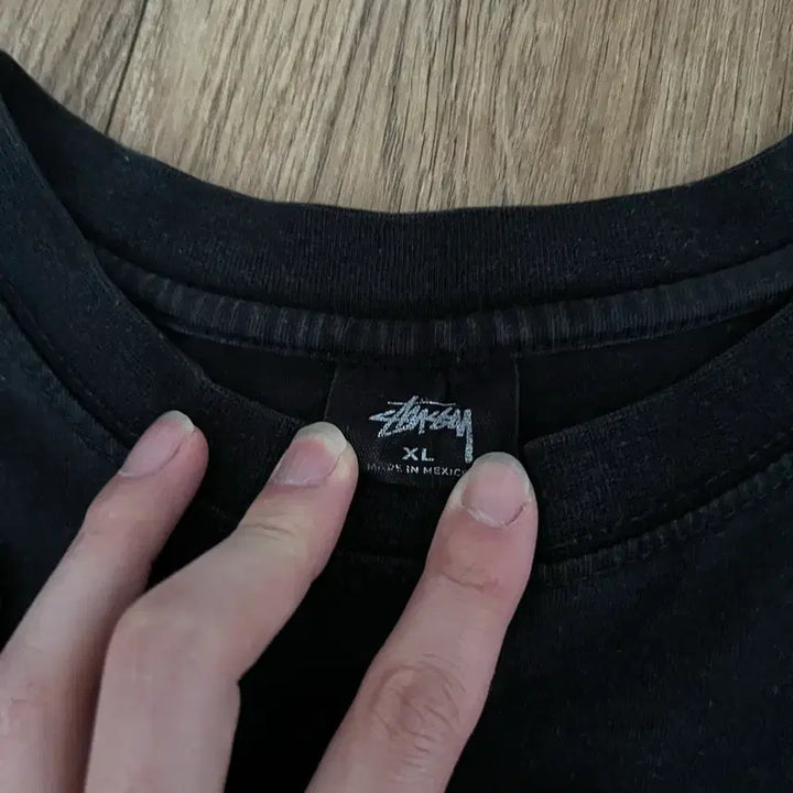 [BUNJANG] Stussy Black Short Sleeve T-Shirt XL / 스투시 반팔(검은색, XL)