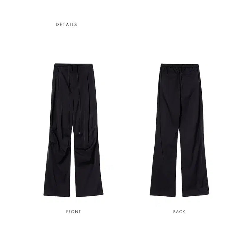 [BUNJANG] Le Twill Pintuck Jogger Pants Charcoal S / 르 le 트윌 핀턱 조거팬츠 차콜 s