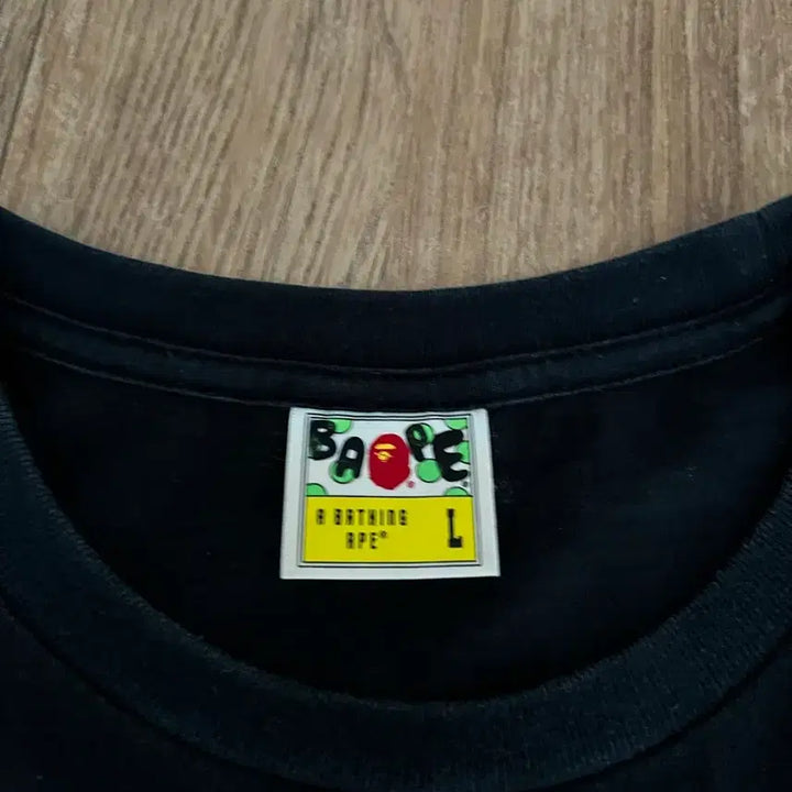 [BUNJANG] BAPE Short Sleeve T-Shirt Black L / 베이프 반팔티(검은색, L)