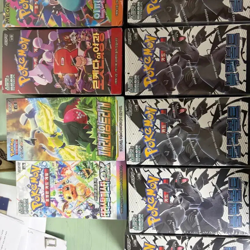 [BUNJANG] Pokemon Card Boxes (Inferno X, Black Bolt, Terastal) / 포켓몬카드 박스 판매 (인페르노X,블랙볼트,테라스탈)