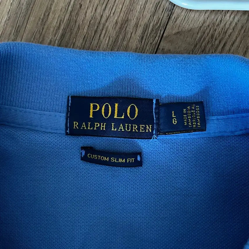 [BUNJANG] Polo Ralph Lauren Sky Blue Short Sleeve T-Shirt / 폴로 반팔티(하늘색, 100L)