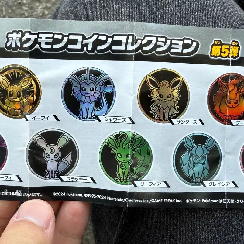 [BUNJANG] Pokemon Card Eevee Coin (Sealed) / 포켓몬카드 이브이 동전(미개봉/개별)