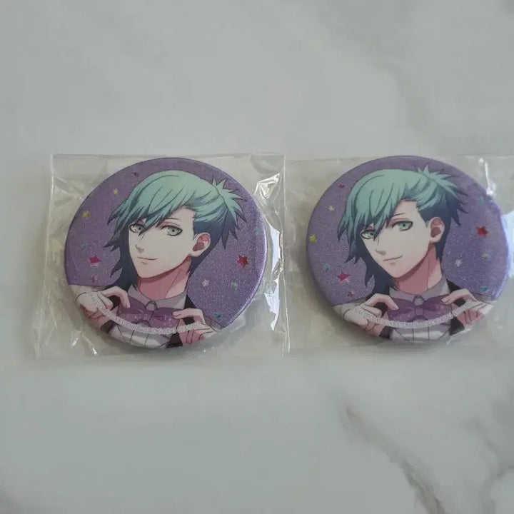 [BUNJANG] Uta no Prince-sama Mikaze Ai 7th Anniversary Glitter Can Badge &amp; Visual Card Set / 우타프리 미카제 아이 굿즈 세트