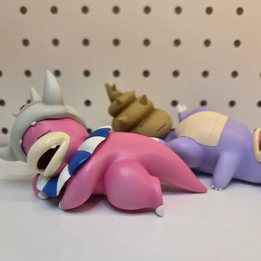 [BUNJANG] DM Shiny Slowbro Slowking Pokemon Scale World Resin Figure / DM 이로치 야도란 야도킹 단품 포켓몬 스케일월드 레진 피규어