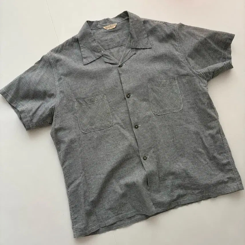 [BUNJANG] ATRACO Gingham Check Short-Sleeve Shirt / 엣라코 타임원클로딩 깅엄체크 셔츠 반팔