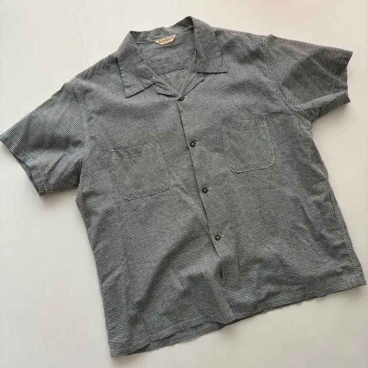 [BUNJANG] ATRACO Gingham Check Short-Sleeve Shirt / 엣라코 타임원클로딩 깅엄체크 셔츠 반팔