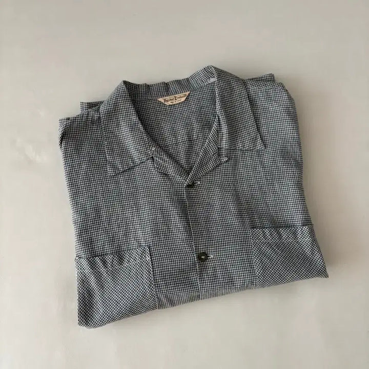 [BUNJANG] ATRACO Gingham Check Short-Sleeve Shirt / 엣라코 타임원클로딩 깅엄체크 셔츠 반팔