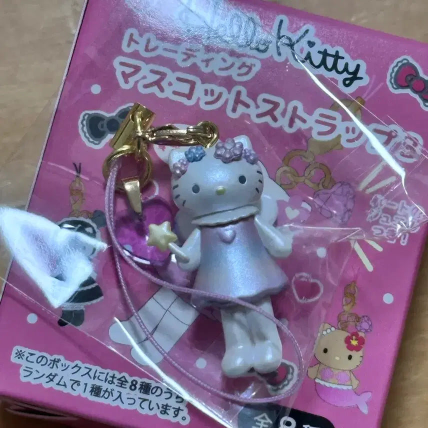 [BUNJANG] Sanrio Hello Kitty Long-Legged Fairy Charm Keychain / 산리오 헬로키티 롱다리 마스코트 요정 키링